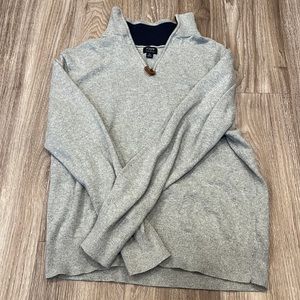 J crew - men’s quarter zip - gray - Medium